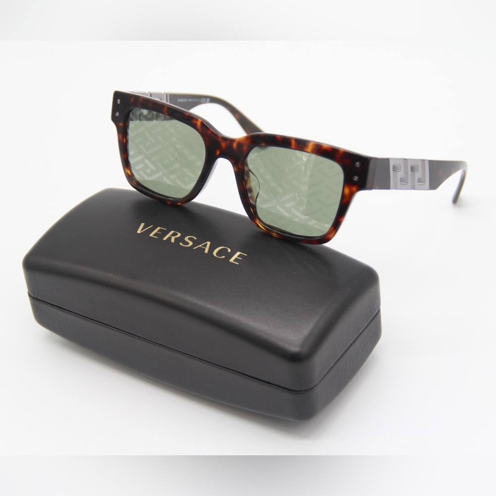 NEW VERSACE VE4421F 108/V8 VERSACE SUNGLASSES MOD 4421-F BROWN EYEWEAR VE4421
